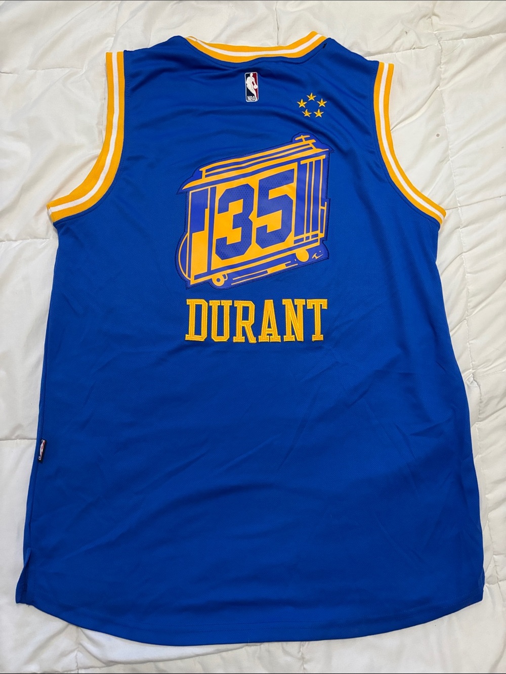 Kevin Durant “The City” NBA Jersey. Adidas HWCNIGHTS size XL
